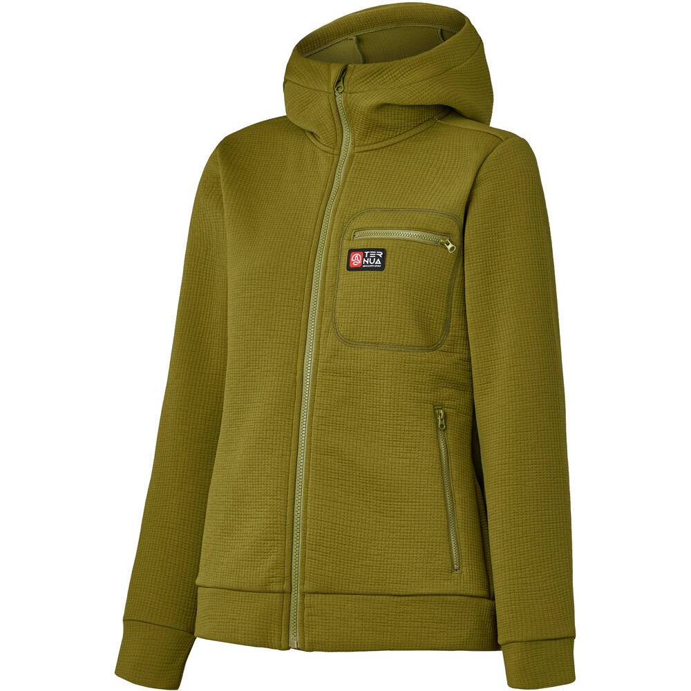 Ternua forro polar mujer STONEY HOODY JKT W vista frontal