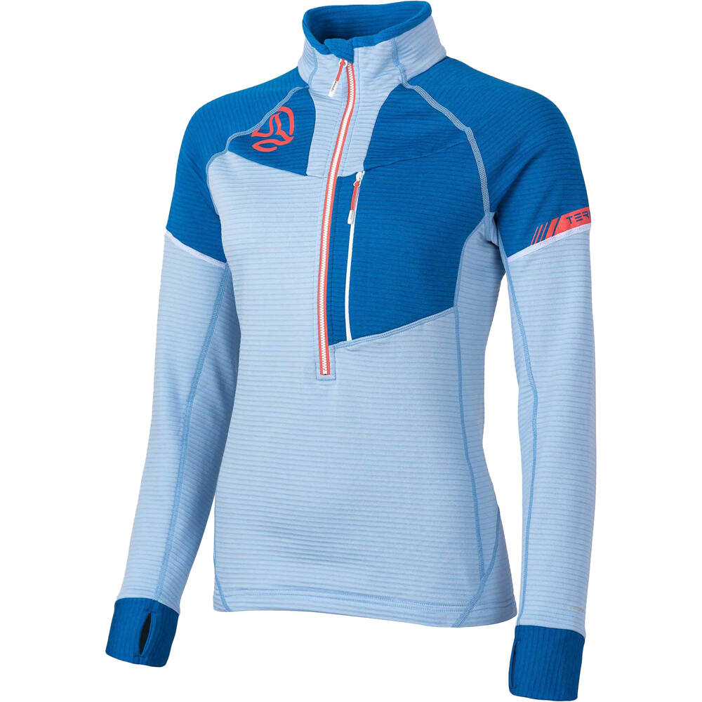 Ternua forro polar mujer SWIFT 1/2 ZIP W vista frontal