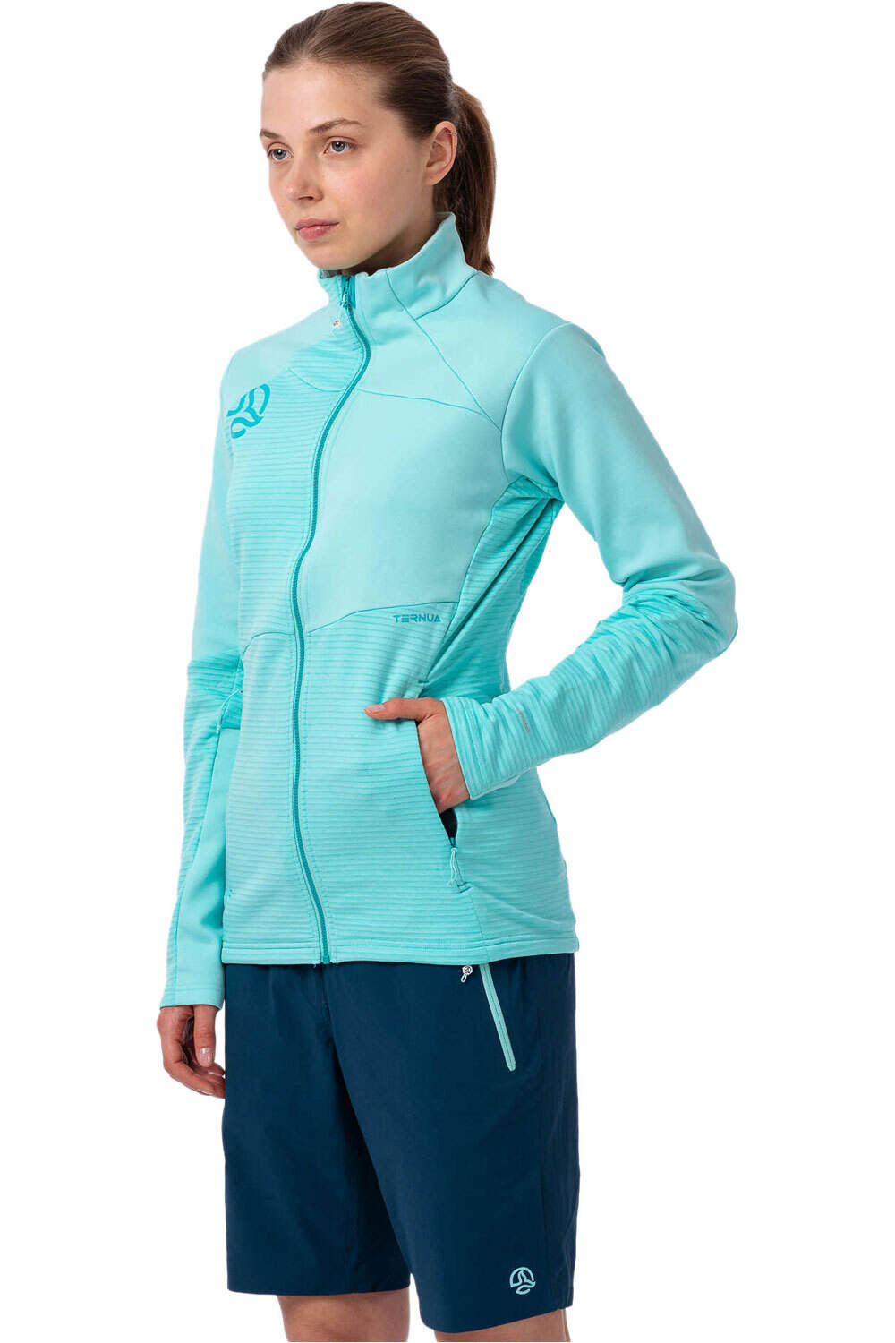 Ternua forro polar mujer TESLIN JKT W vista detalle