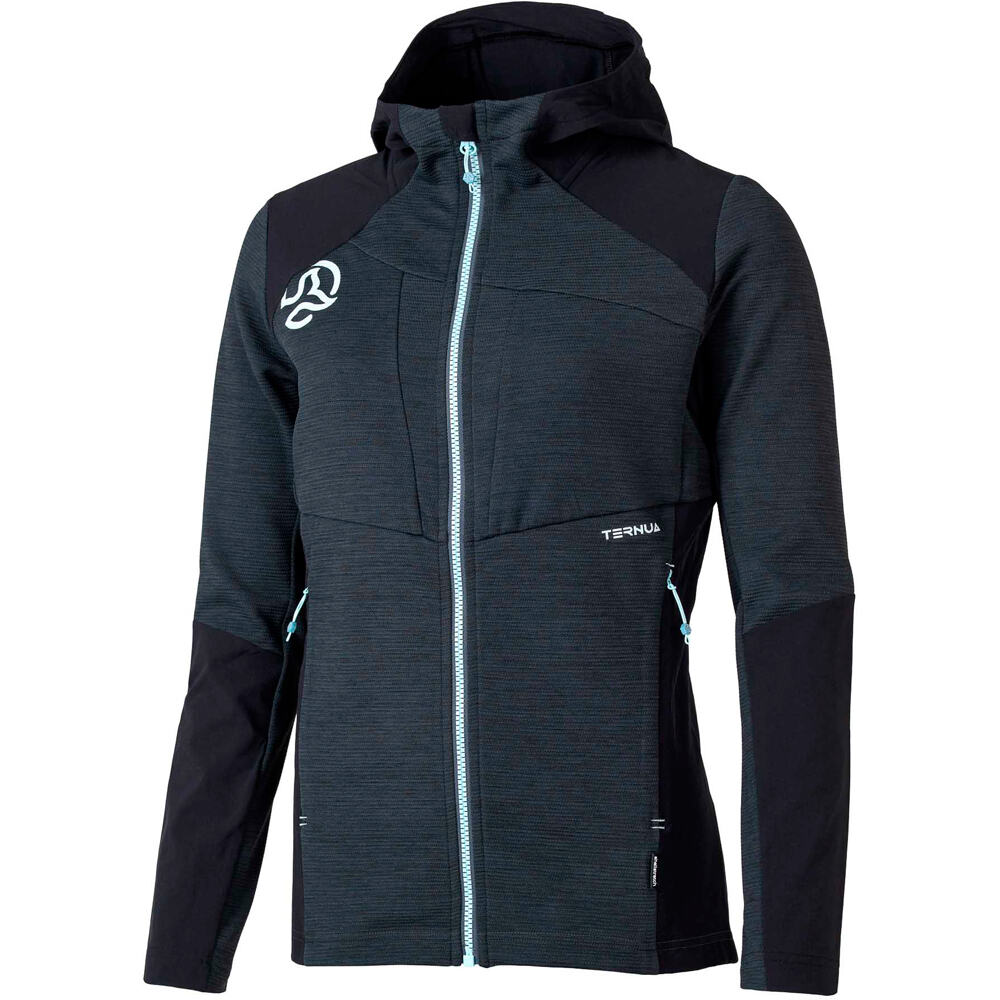 Ternua forro polar mujer TILEKA HOOD JKT W vista frontal