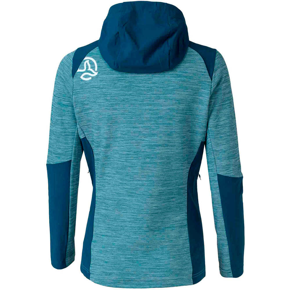 Ternua forro polar mujer TILEKA HOOD JKT W vista trasera