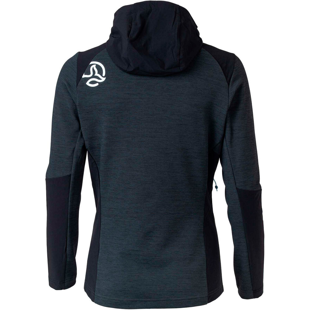 Ternua forro polar mujer TILEKA HOOD JKT W vista trasera