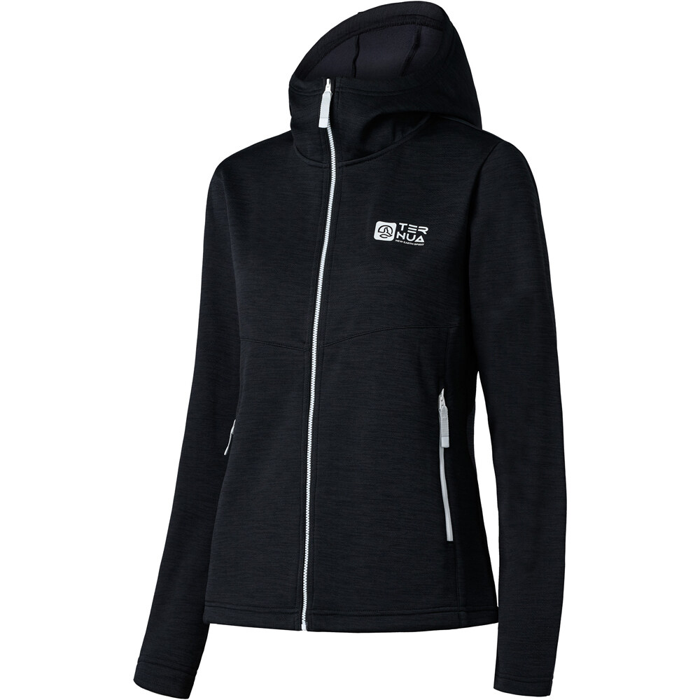 Ternua forro polar mujer TOSLOW HOODY JKT W vista frontal