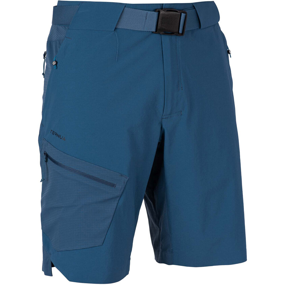 Ternua pantalón corto montaña hombre VAXLAR BMD M vista frontal
