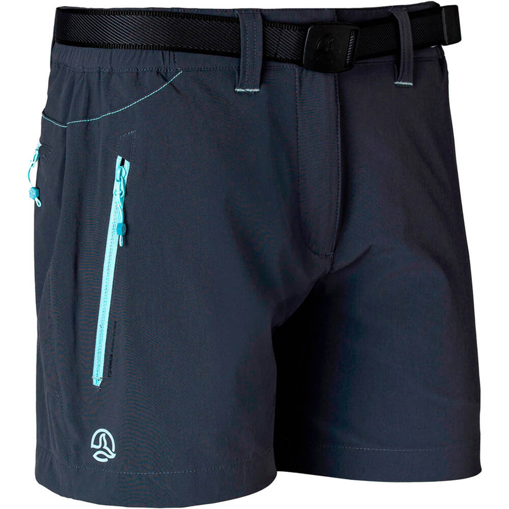 Ternua pantalón corto montaña mujer FRIZA SHT W vista frontal