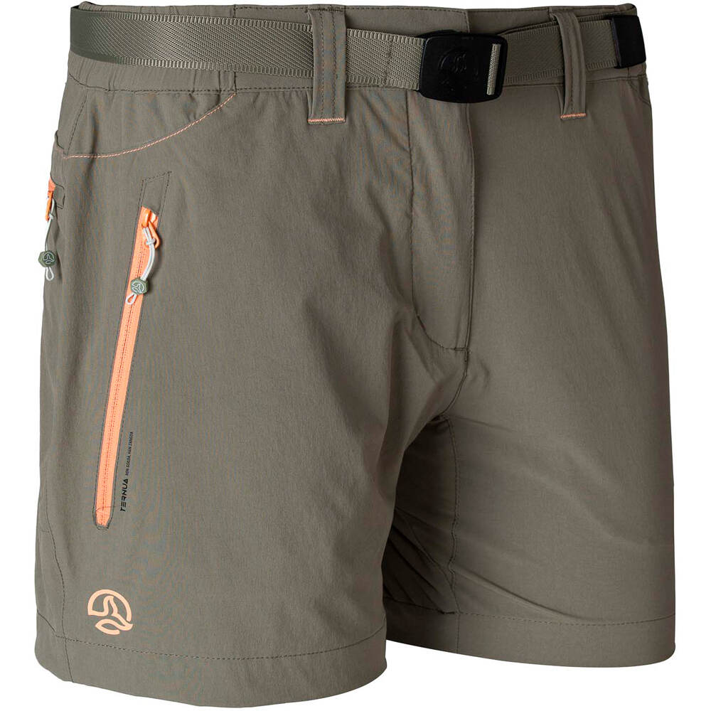 Ternua pantalón corto montaña mujer FRIZA SHT W vista frontal