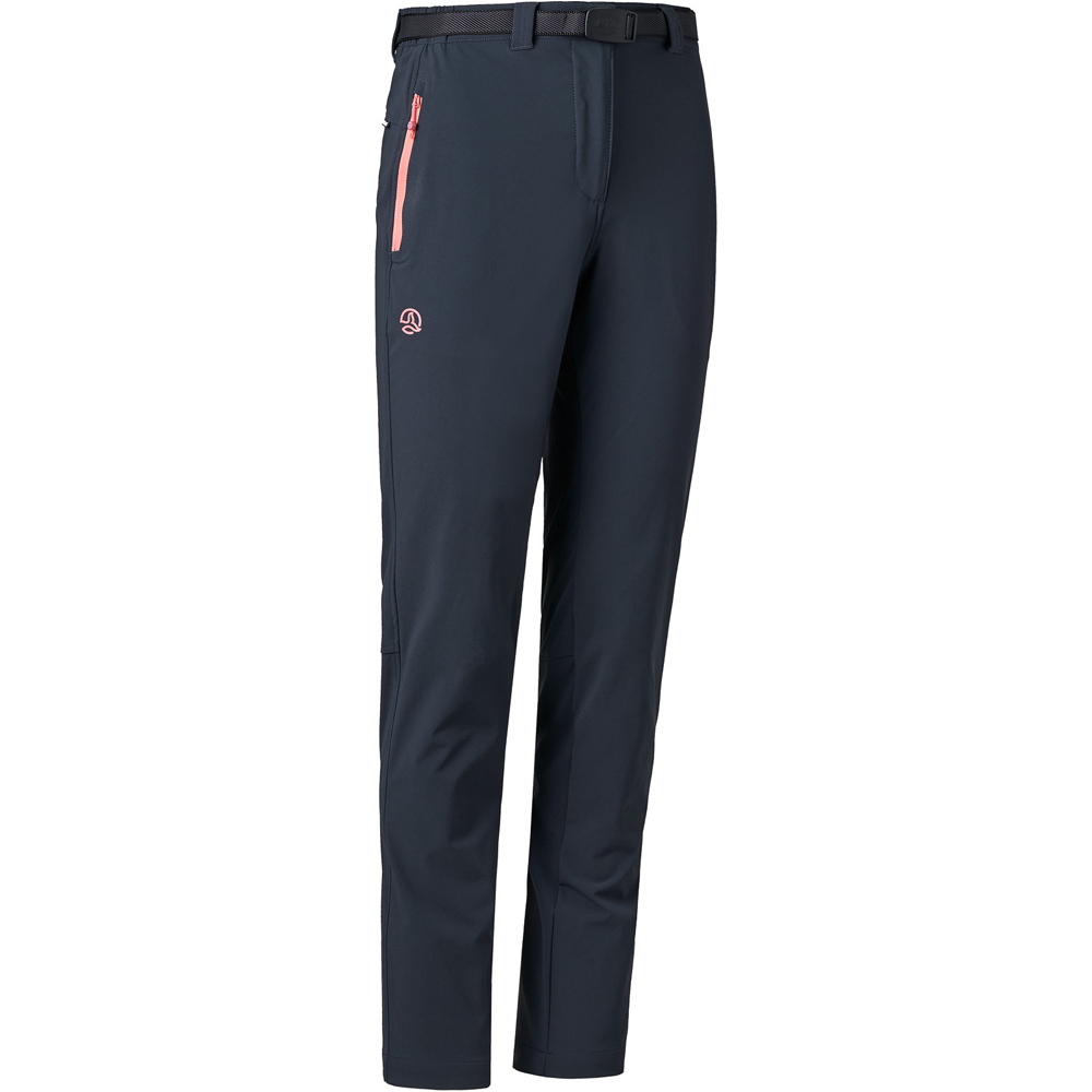 Ternua pantalón montaña mujer DARKSTONE PANT GRRS vista frontal