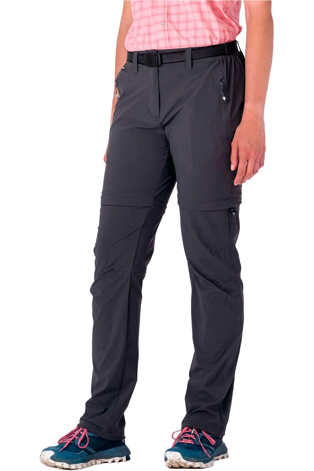 Ternua pantalón montaña mujer TORMAN ZIP-OFF PT W vista detalle