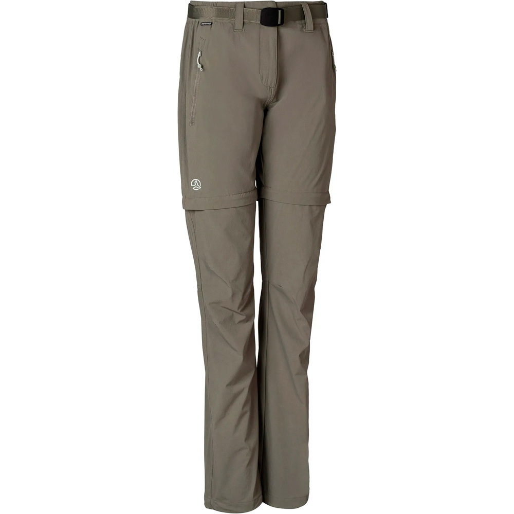Ternua pantalón montaña mujer TORMAN ZIP-OFF PT W vista frontal