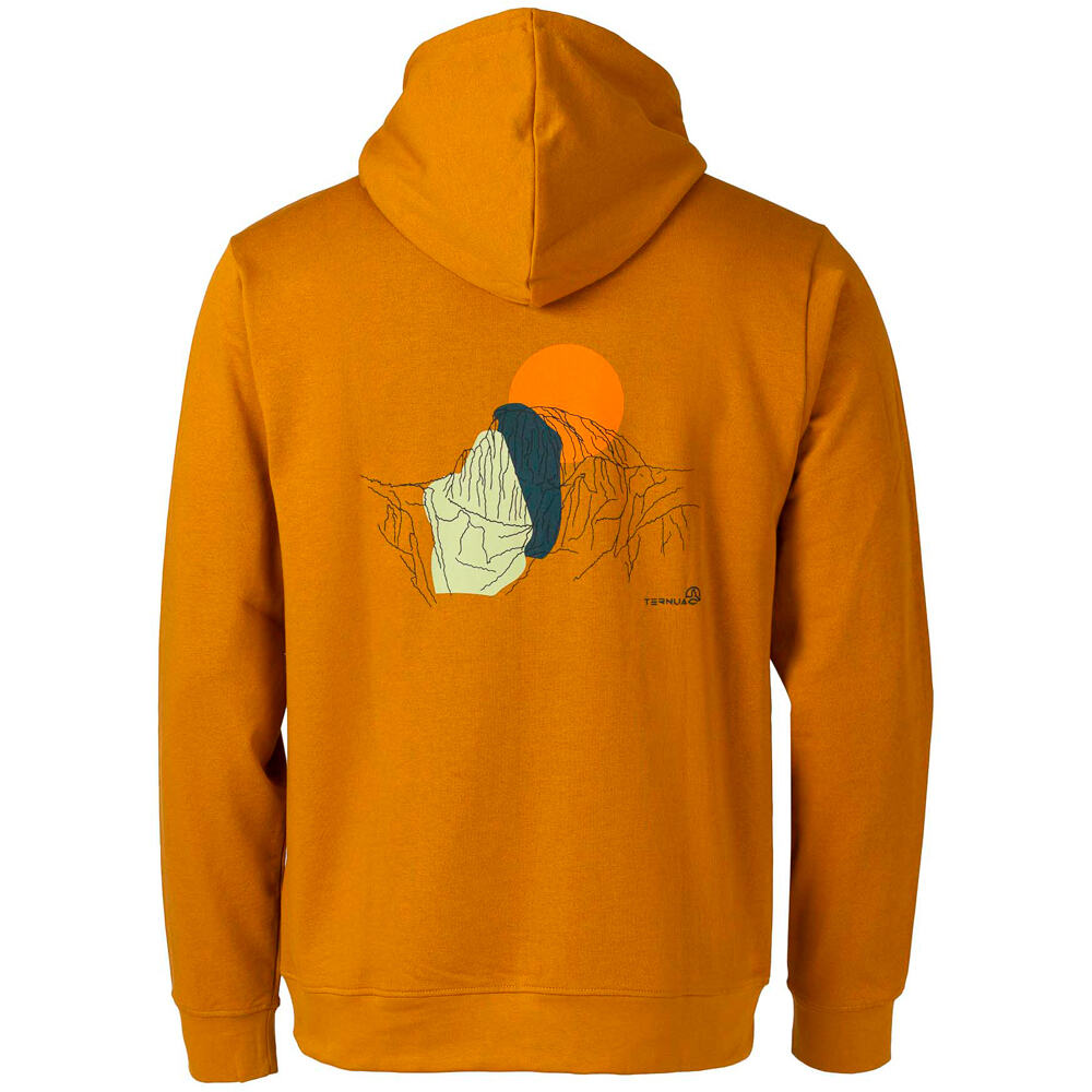 Ternua Sudaderas Montaña Hombre NANOOK REGENERATIVE HOODY M vista trasera