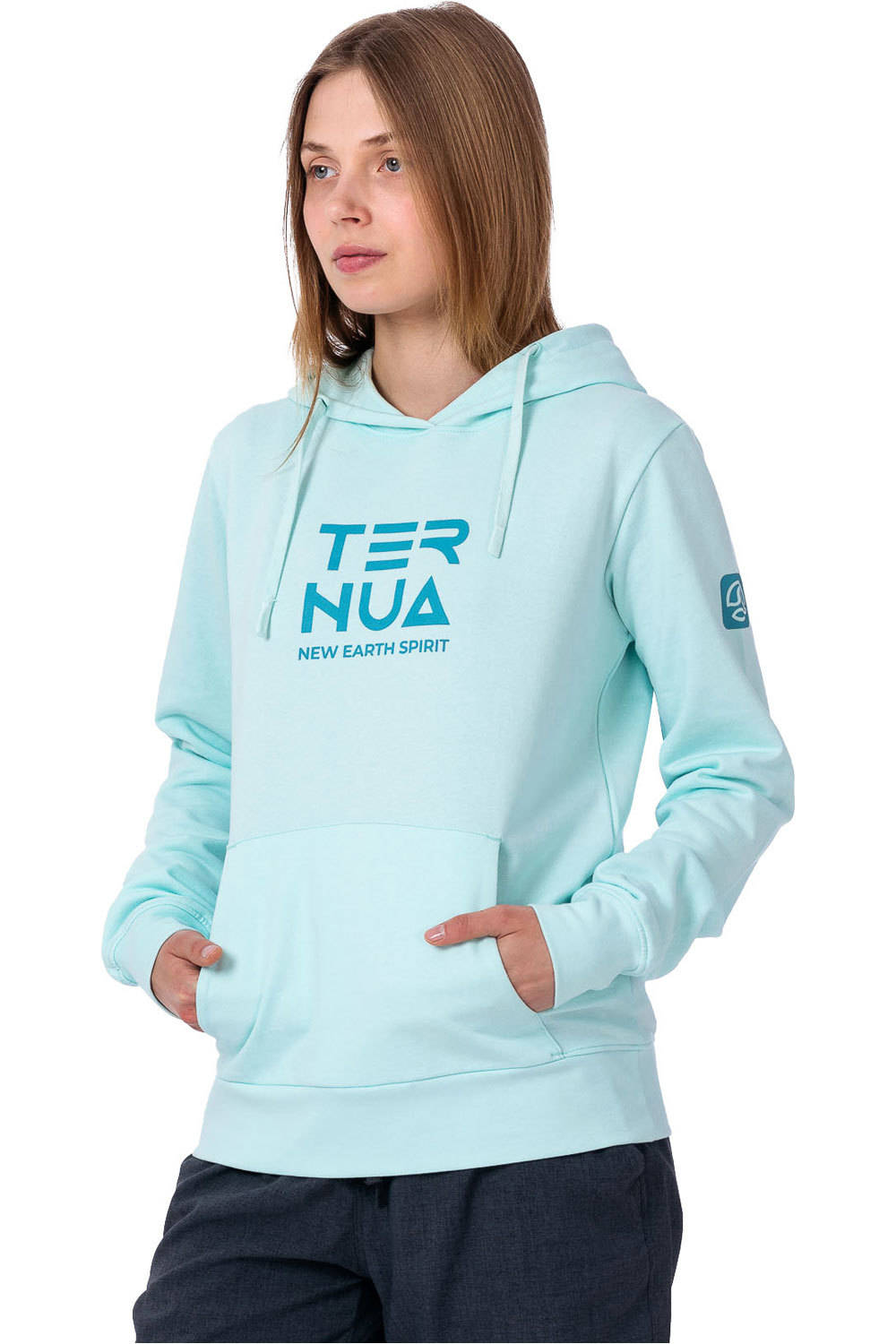 Ternua Sudaderas Montaña Mujer FOGO ISLAND W vista detalle