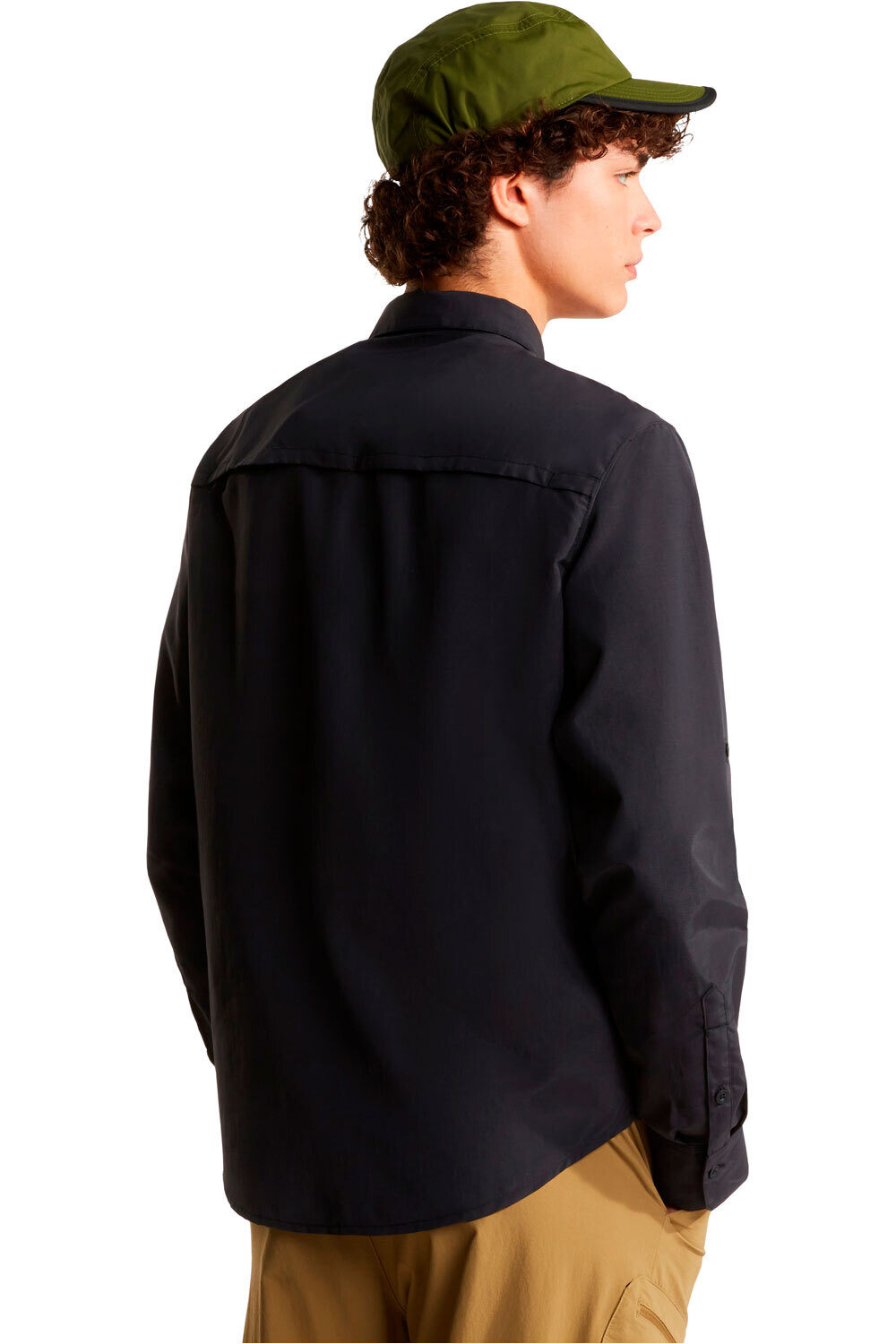 The North Face camisa montaña manga larga hombre M SEQUOIA LONG SLEEVE SHIRT vista trasera