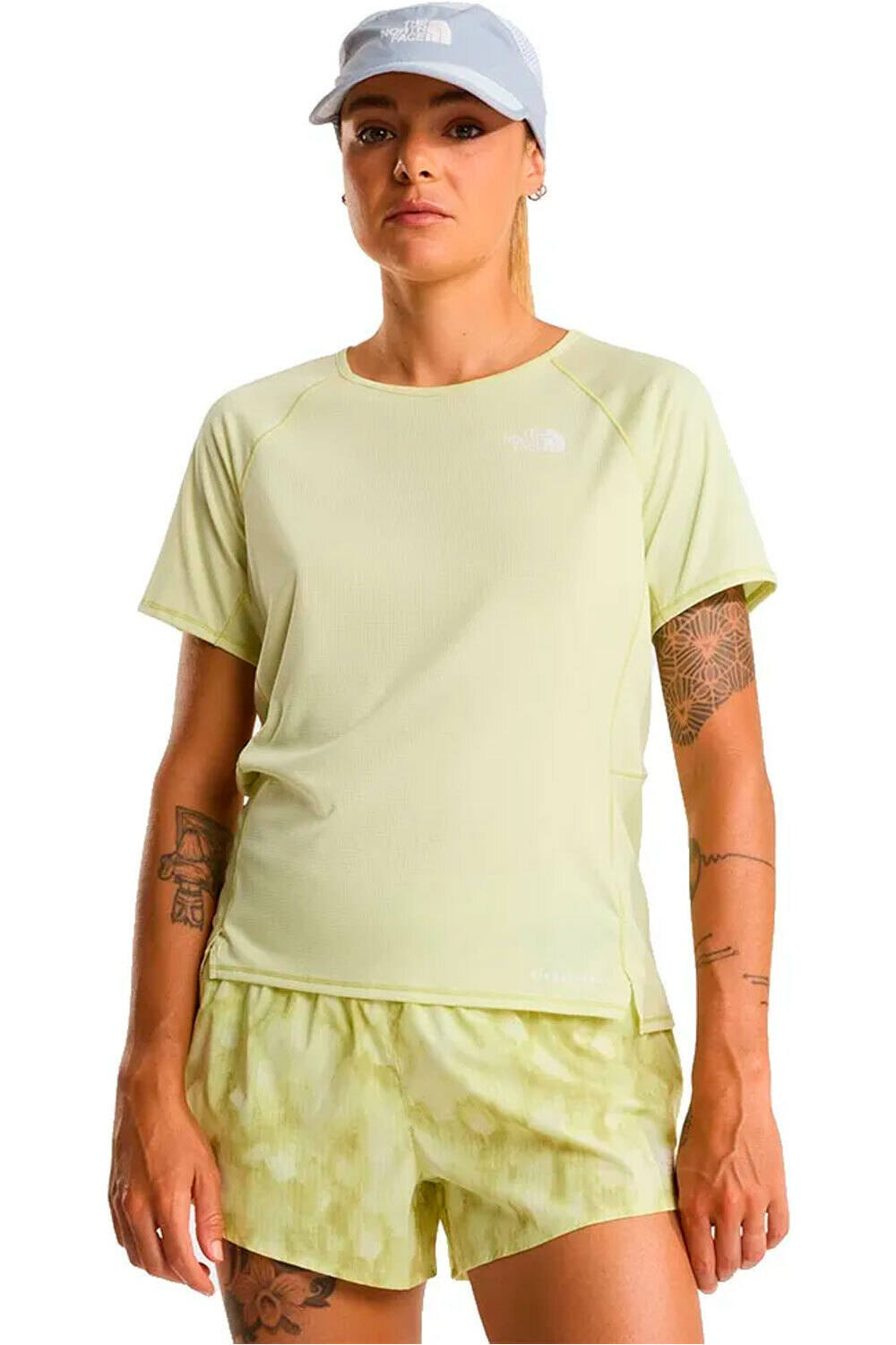 The North Face camiseta entrenamiento manga corta mujer W SUNRISER SS vista frontal