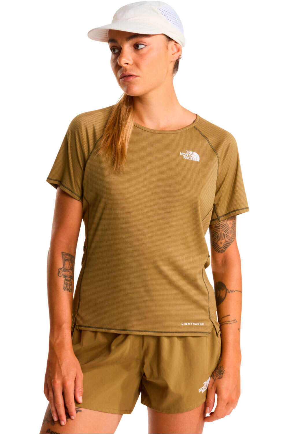 The North Face camiseta entrenamiento manga corta mujer W SUNRISER SS vista frontal