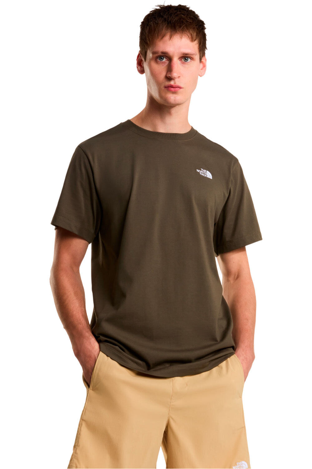 The North Face camiseta manga corta hombre M EVOLUTION SIMPLE DOME REGULAR SHORT SL vista frontal