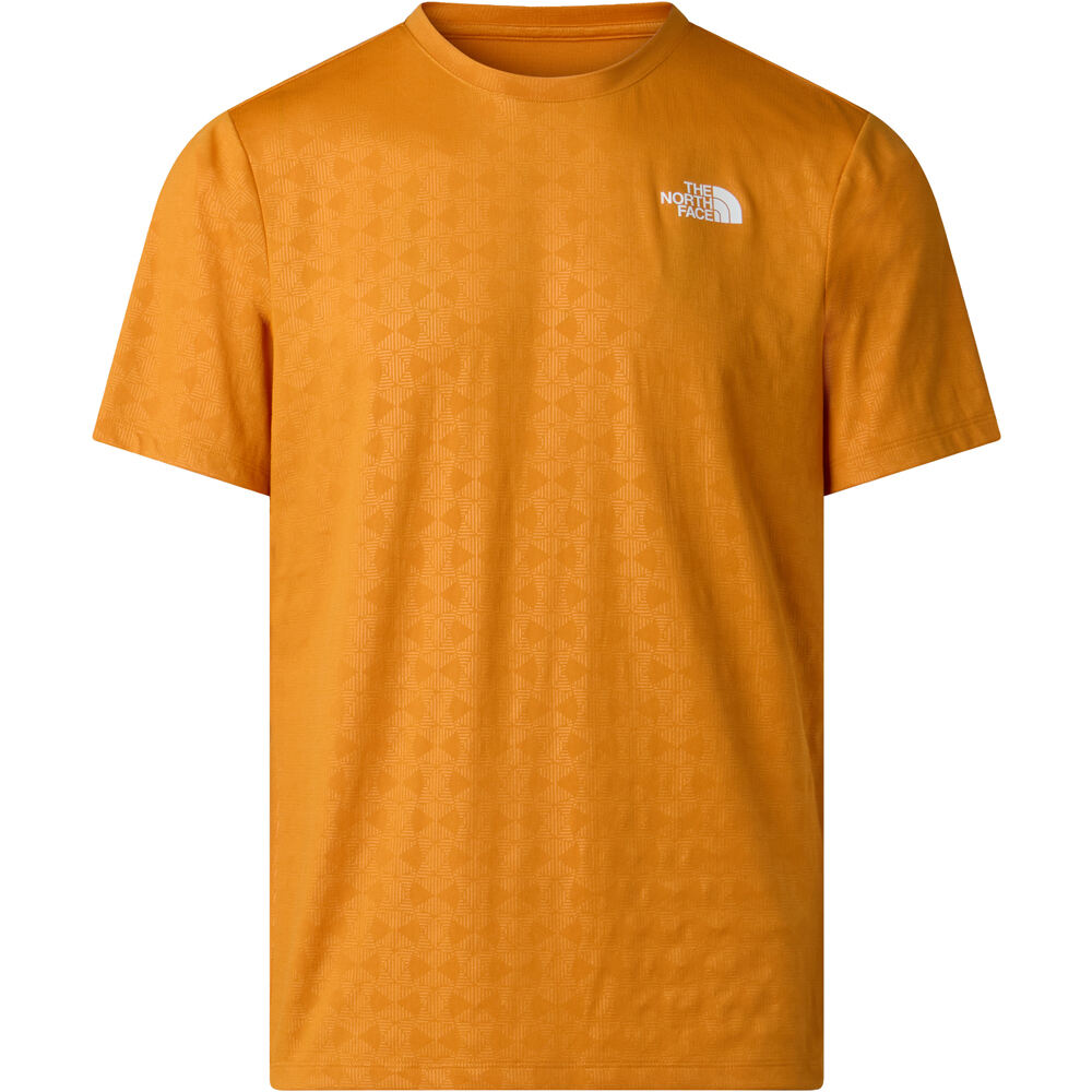 The North Face camiseta montaña manga corta hombre M 24/7 PENTADOME EMBOSSED REG SHORT SLEE vista frontal