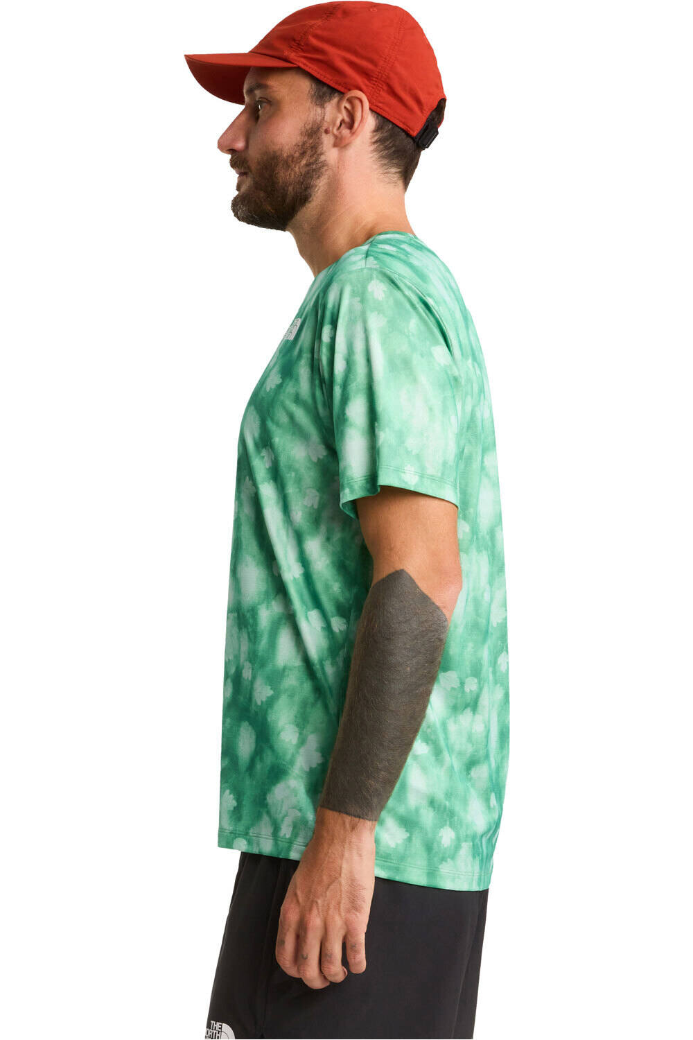 The North Face camiseta montaña manga corta hombre M 24/7 SHORT SLEEVE T-SHIRT REG-PRINT vista detalle