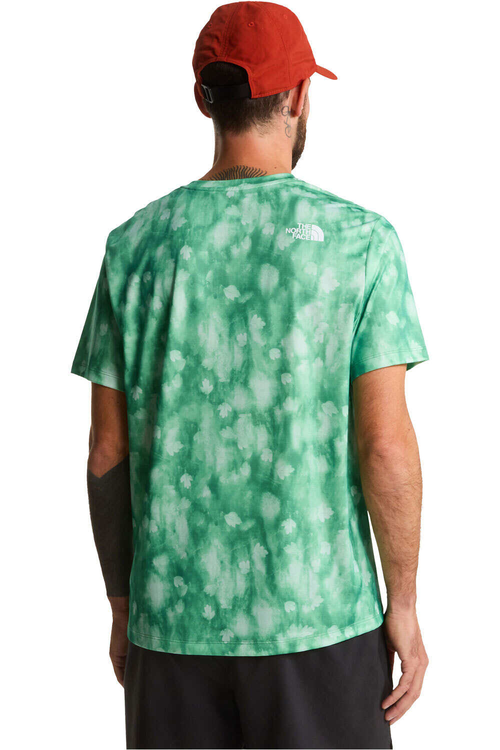 The North Face camiseta montaña manga corta hombre M 24/7 SHORT SLEEVE T-SHIRT REG-PRINT vista trasera