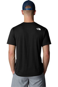 The North Face camiseta montaña manga corta hombre M 24/7 S/S TEE REG vista trasera