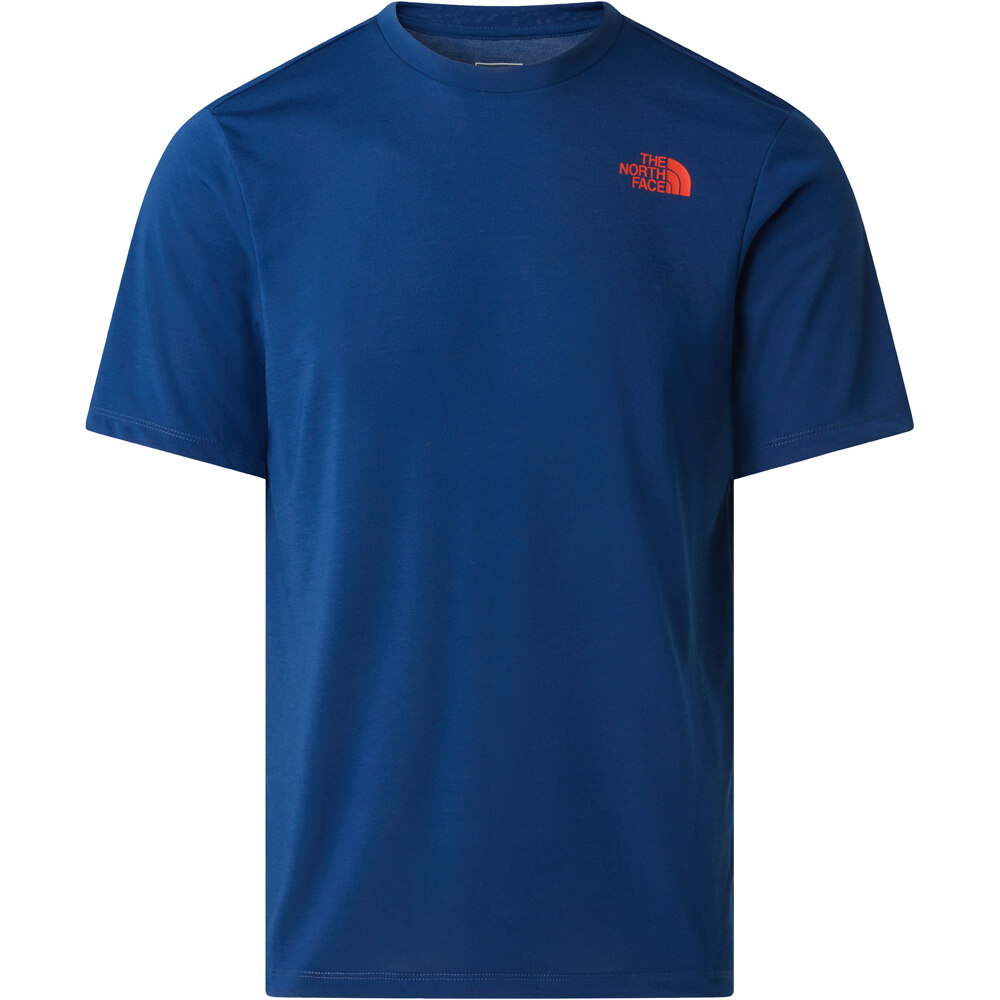 The North Face camiseta montaña manga corta hombre M BITMAP LOGO SHORT SLEEVES TEE-GRAPHIC vista frontal