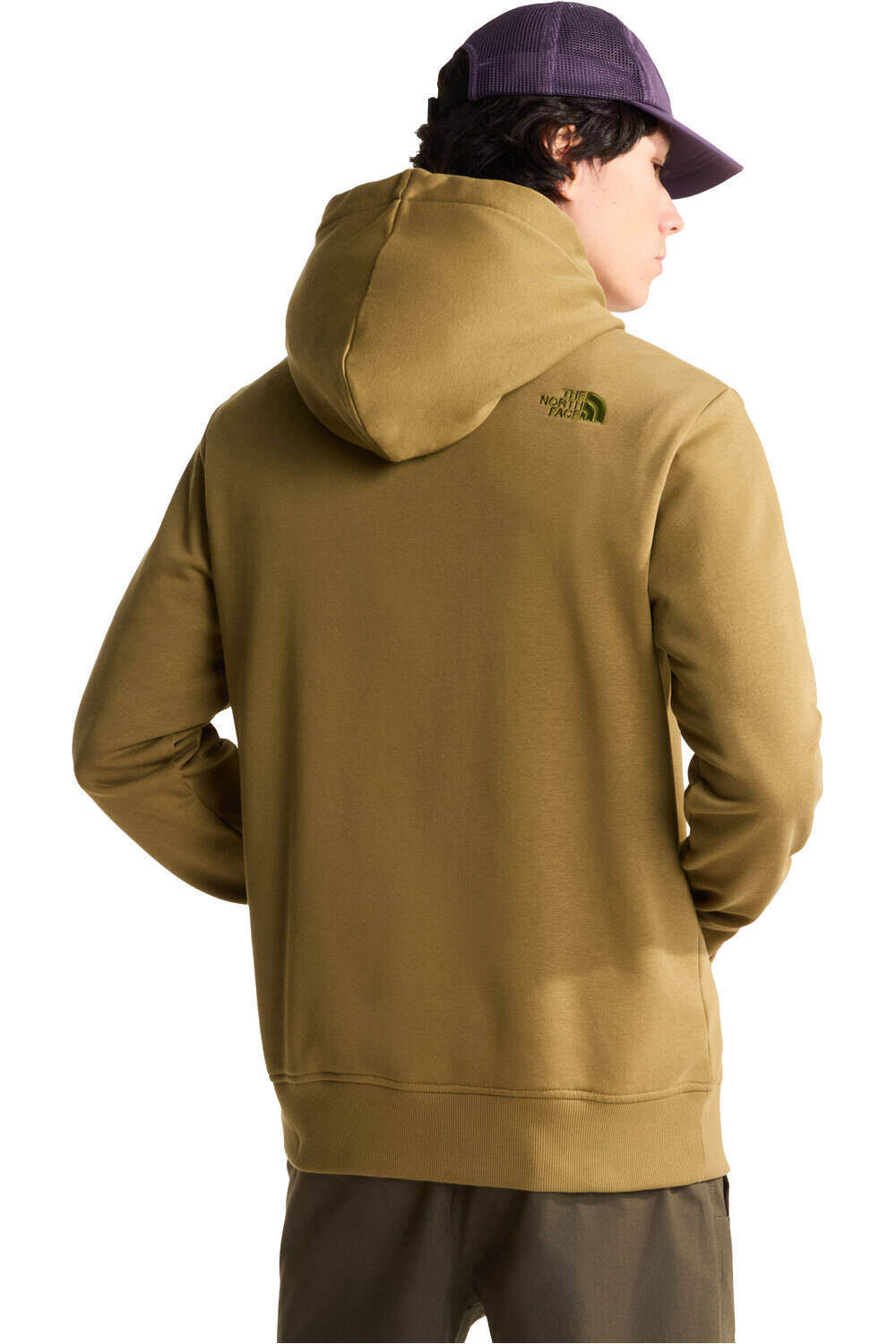 The North Face camiseta montaña manga corta hombre M DREW PEAK LIGHT REGULAR HOODIE vista trasera