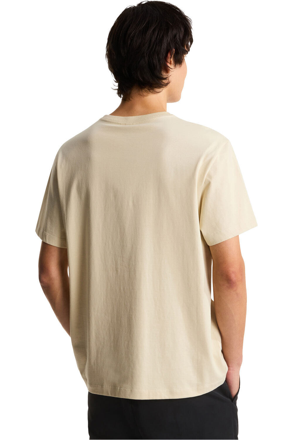 The North Face camiseta montaña manga corta hombre M ESSENTIAL CENTER LOGO RELAXED SHORT SL vista trasera