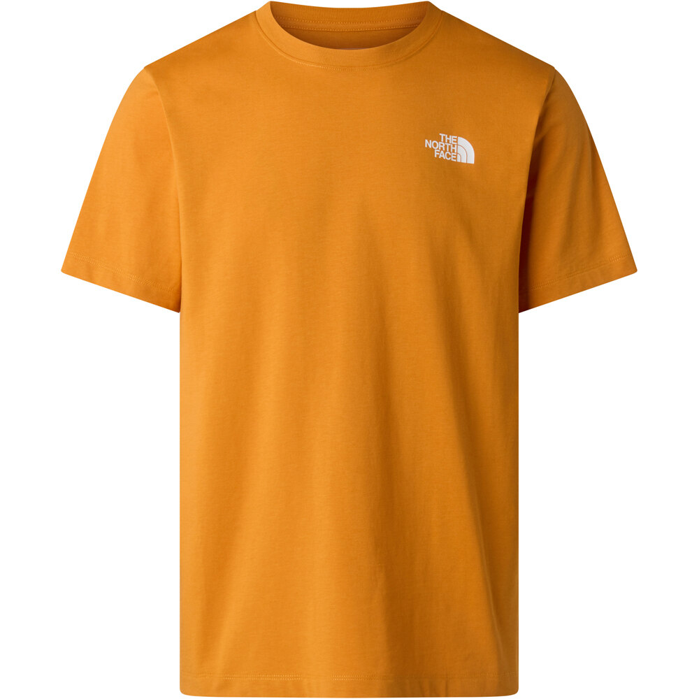 The North Face camiseta montaña manga corta hombre M EVOLUTION BOX NSE REGULAR SHORT SLEEVE vista detalle