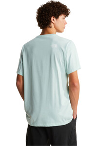 The North Face camiseta montaña manga corta hombre M EVOLUTION HALF DOME REGULAR SHORT SLEE vista trasera
