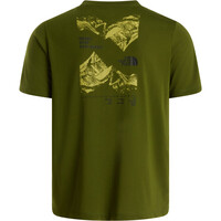 The North Face camiseta montaña manga corta hombre M FOUNDATION MOUNT SS TEE vista trasera