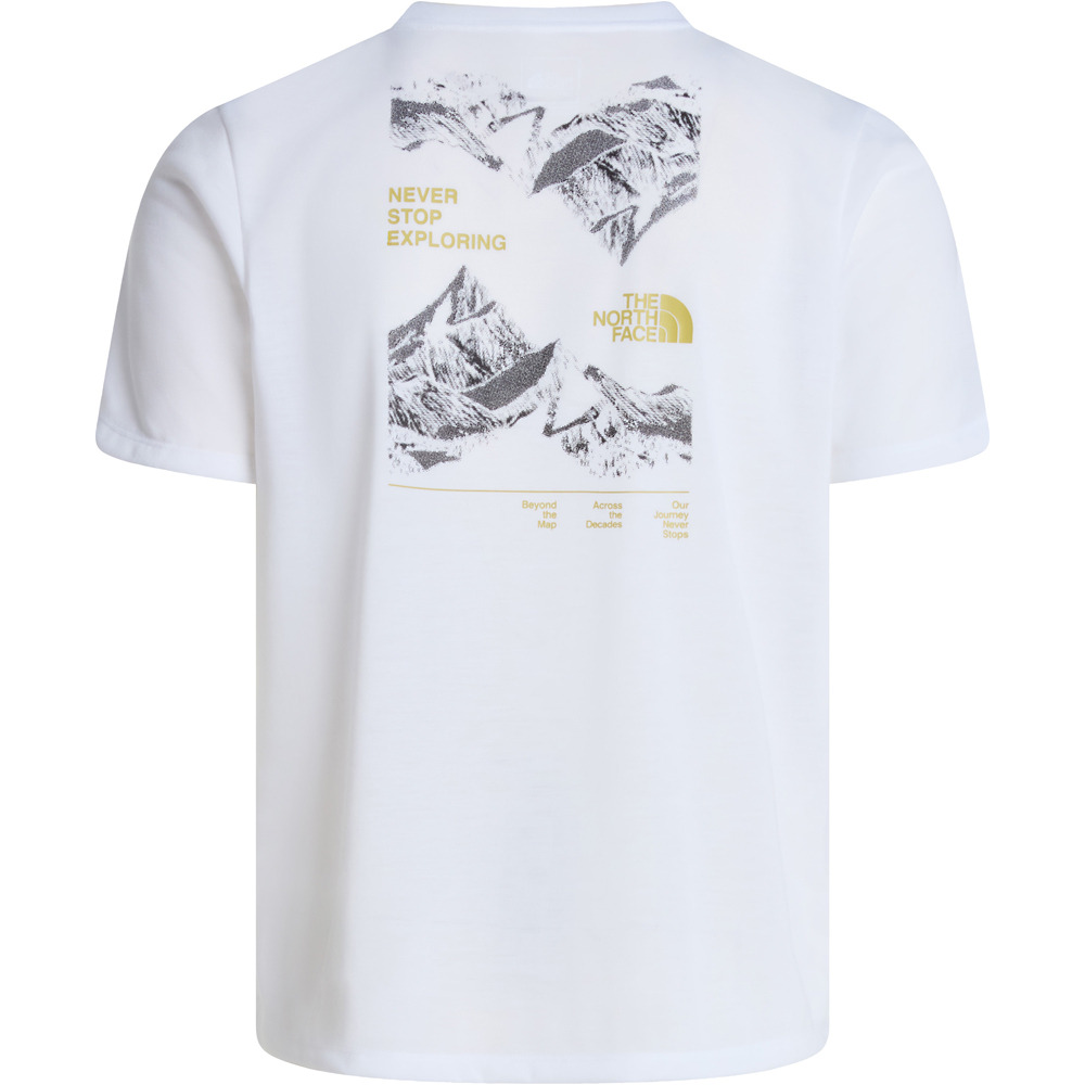 The North Face camiseta montaña manga corta hombre M FOUNDATION MOUNT SS TEE vista trasera