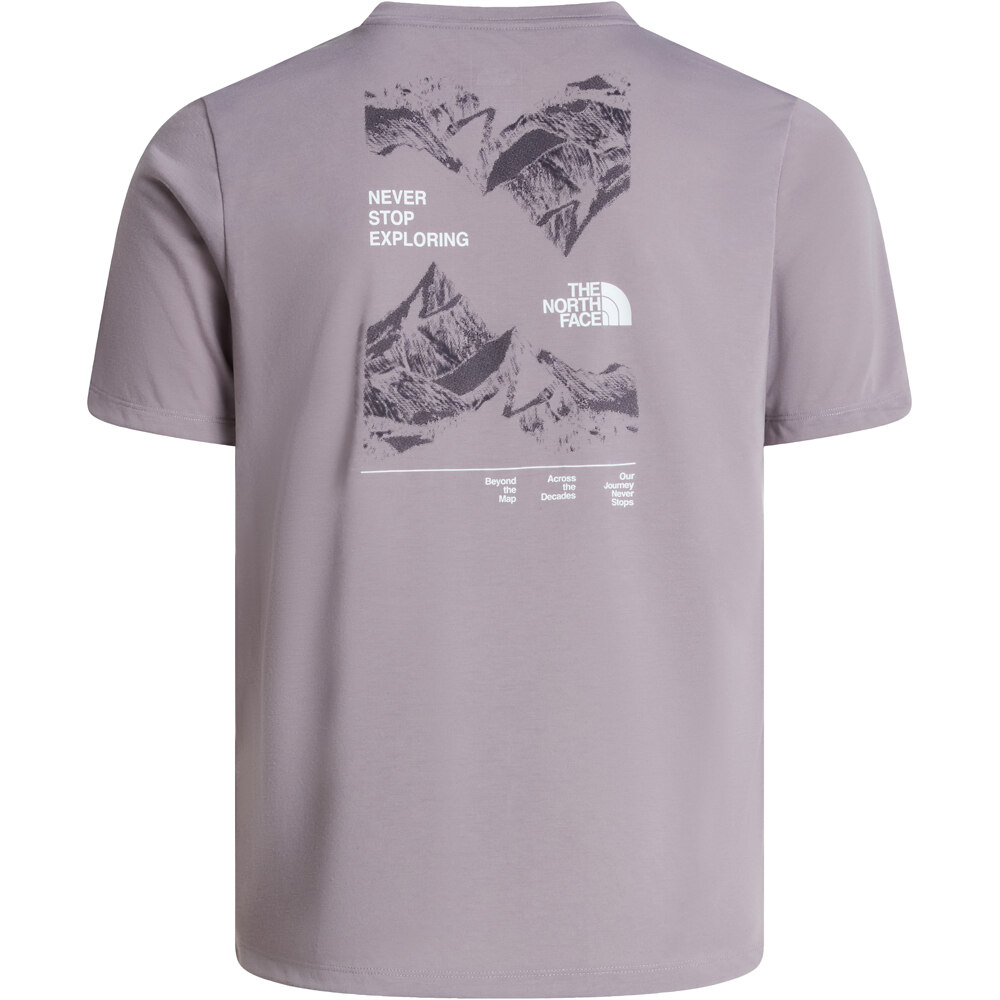 The North Face camiseta montaña manga corta hombre M FOUNDATION MOUNT SS TEE vista trasera