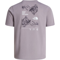 The North Face camiseta montaña manga corta hombre M FOUNDATION MOUNT SS TEE vista trasera