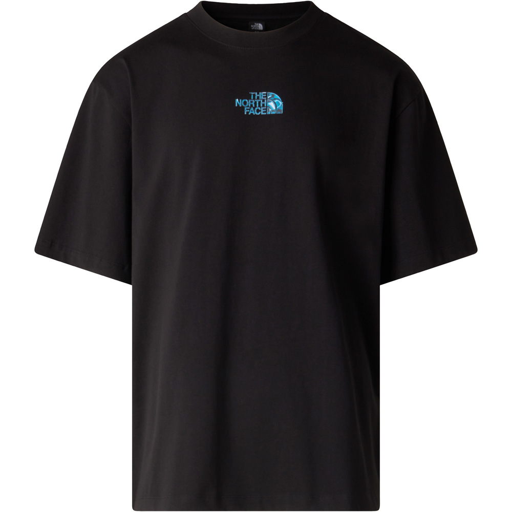 The North Face camiseta montaña manga corta hombre M LIQUID LOGO OVERSIZE SHORT SLEEVE TEE- vista detalle