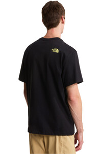 The North Face camiseta montaña manga corta hombre M LOGO TWIST RELAXED SHORT SLEEVE TEE-GR vista trasera