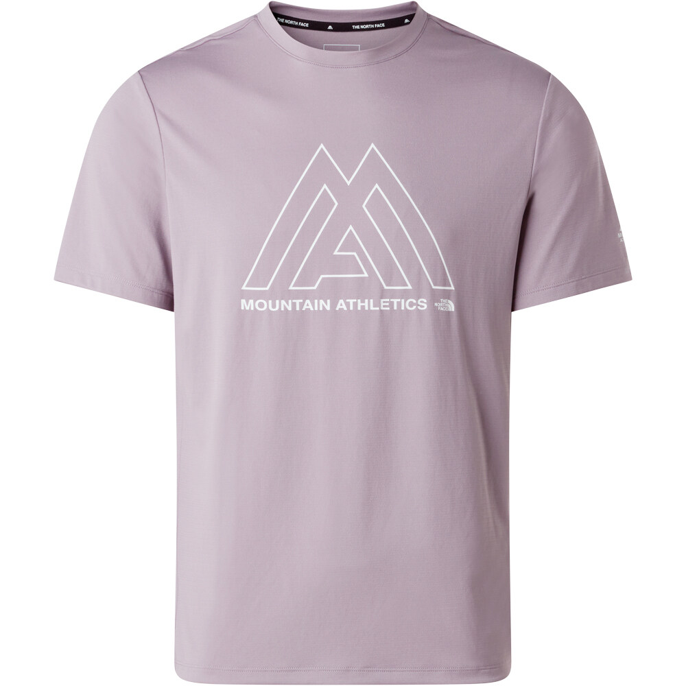 The North Face camiseta montaña manga corta hombre M MA 24/7 SHORT SLEEVES TEE vista detalle