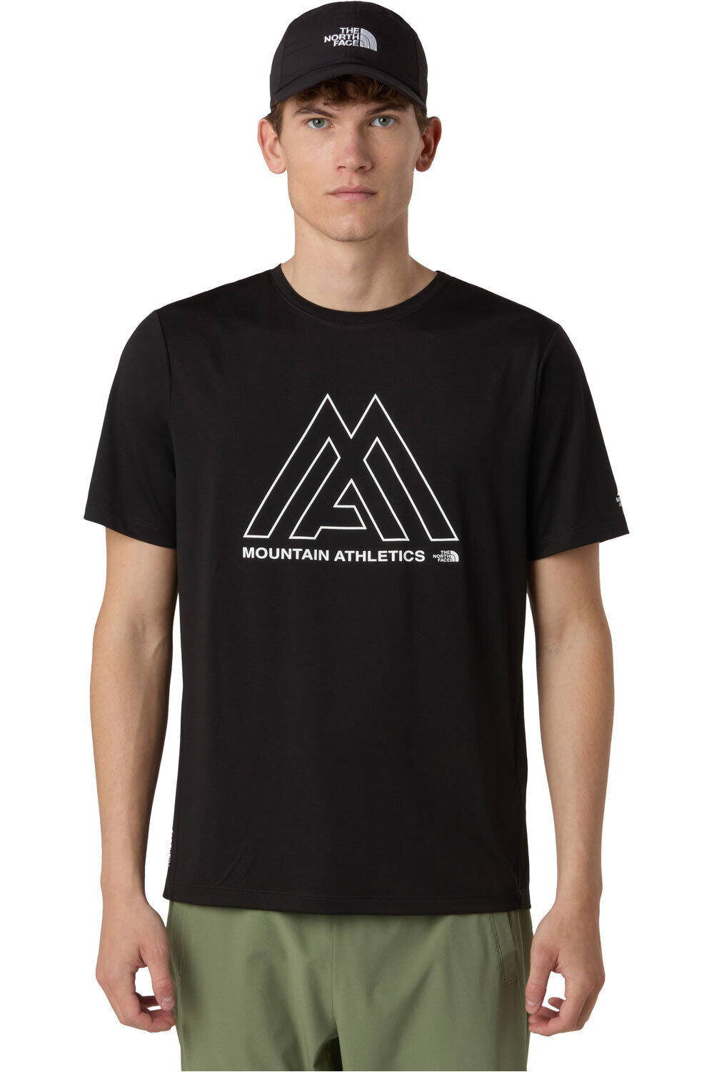 The North Face camiseta montaña manga corta hombre M MA 24/7 SHORT SLEEVES TEE vista frontal