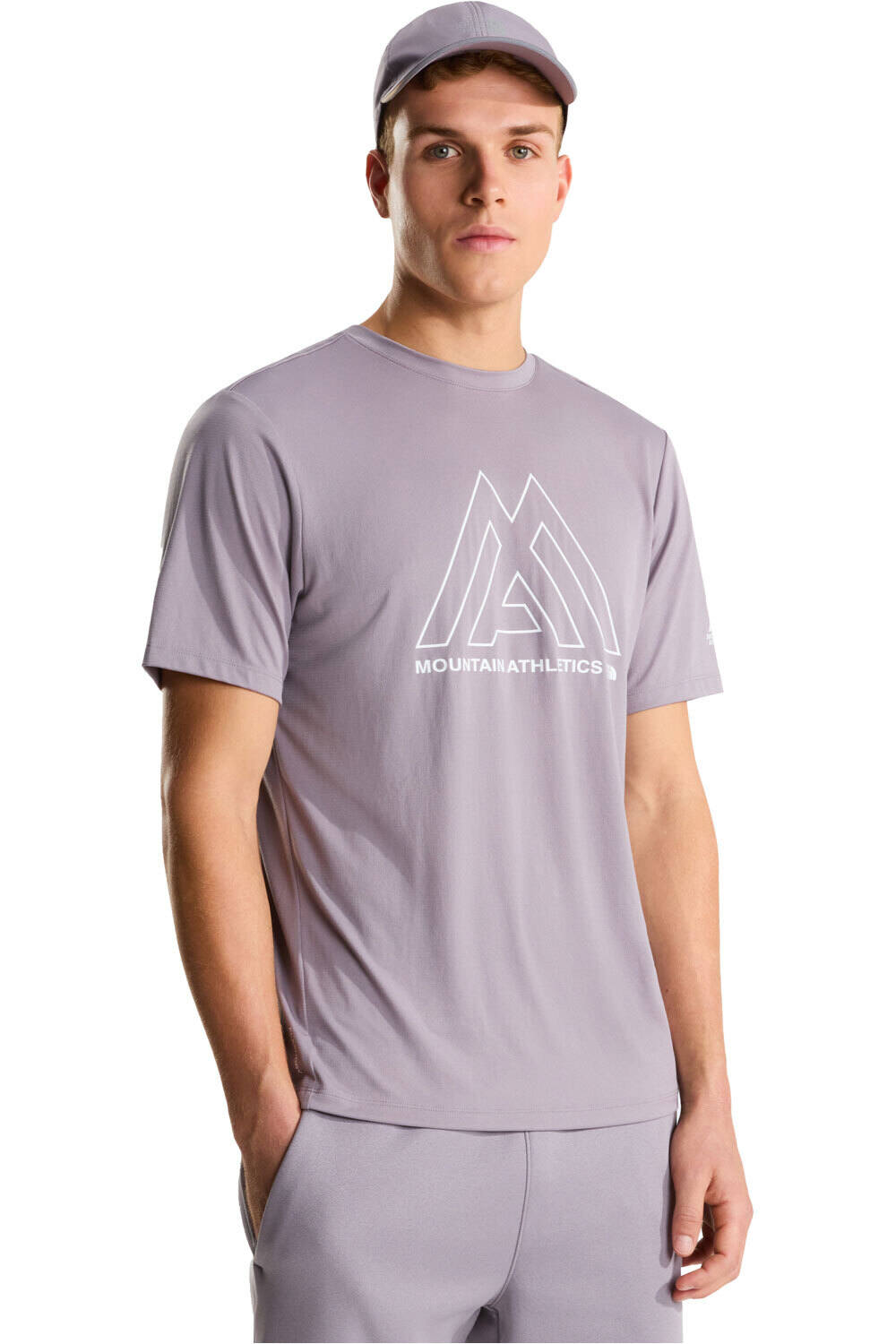 The North Face camiseta montaña manga corta hombre M MA 24/7 SHORT SLEEVES TEE vista frontal