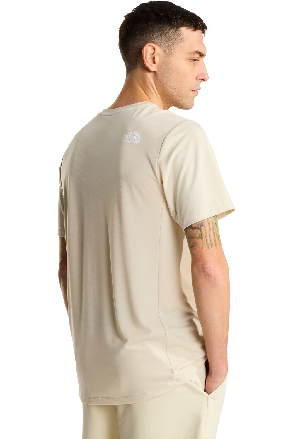 The North Face camiseta montaña manga corta hombre M MOUNTAIN ATHLETICS TAPE SHORT SLEEVES vista trasera