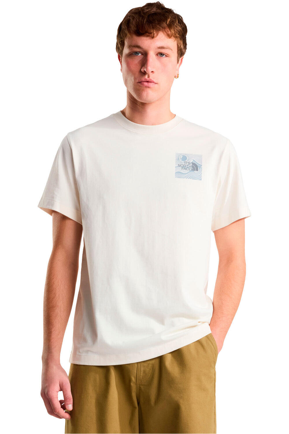 The North Face camiseta montaña manga corta hombre M MOUNTAIN ESCAPE RELAXED SHORT SLEEVE T vista frontal