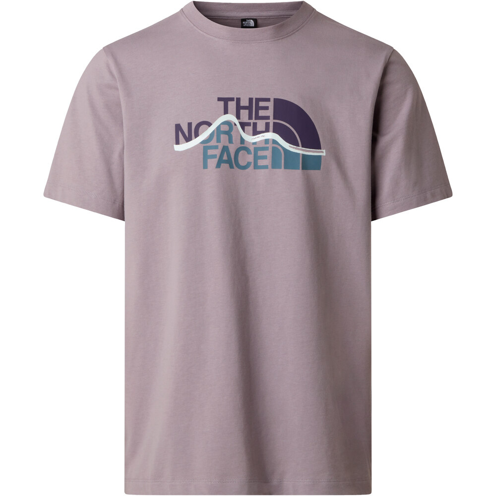 The North Face camiseta montaña manga corta hombre M MOUNTAIN LINE REGULAR SHORT SLEEVE TEE vista detalle