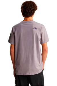 The North Face camiseta montaña manga corta hombre M MOUNTAIN LINE REGULAR SHORT SLEEVE TEE vista trasera