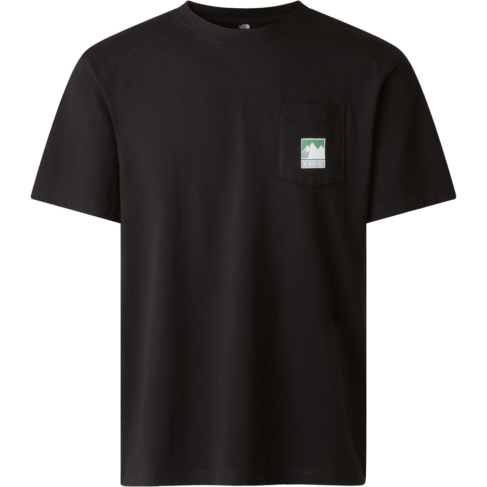 The North Face camiseta montaña manga corta hombre M MOUNTAIN LOGO RELAXED SHORT SLEEVE TEE vista detalle