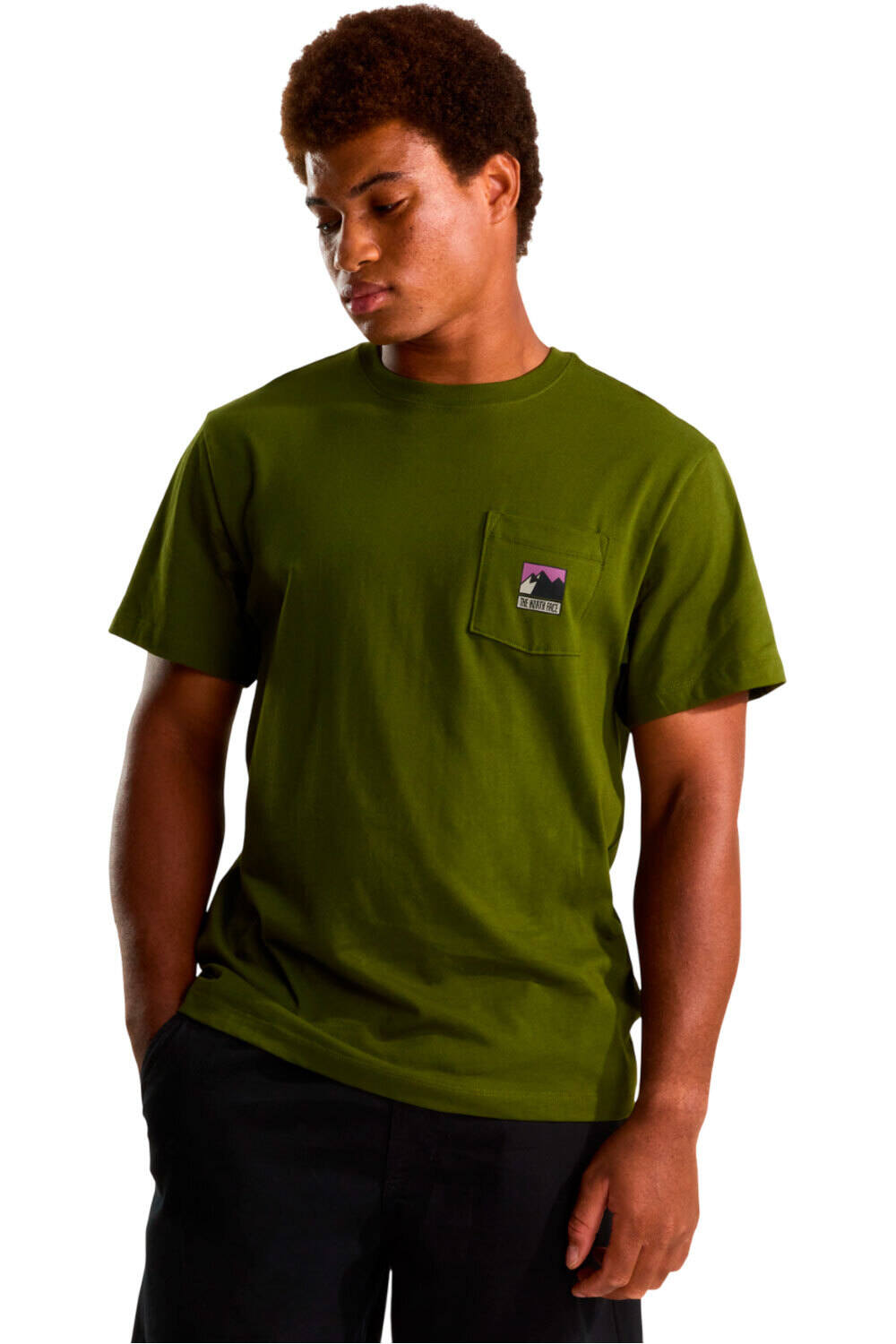 The North Face camiseta montaña manga corta hombre M MOUNTAIN LOGO RELAXED SHORT SLEEVE TEE vista frontal