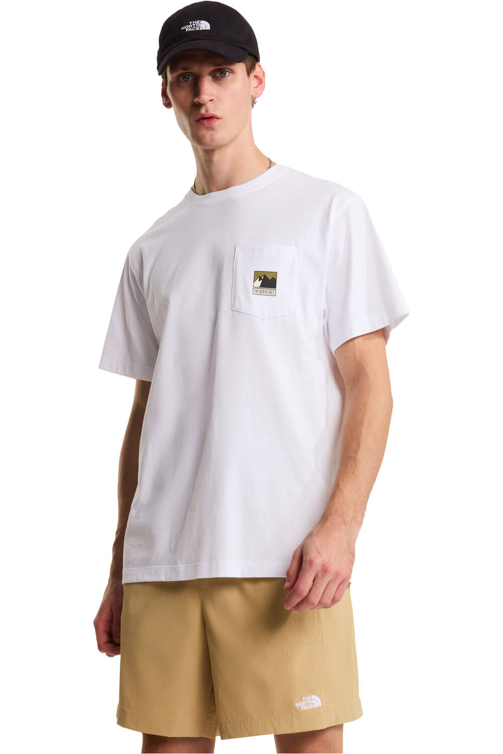 The North Face camiseta montaña manga corta hombre M MOUNTAIN LOGO RELAXED SHORT SLEEVE TEE vista frontal
