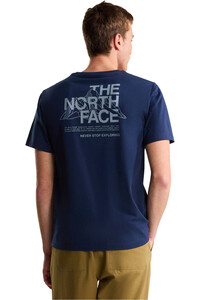 The North Face camiseta montaña manga corta hombre M MOUNTAIN SKETCH  REGULAR SHORT SLEEVE vista trasera