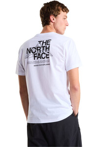 The North Face camiseta montaña manga corta hombre M MOUNTAIN SKETCH  REGULAR SHORT SLEEVE vista trasera