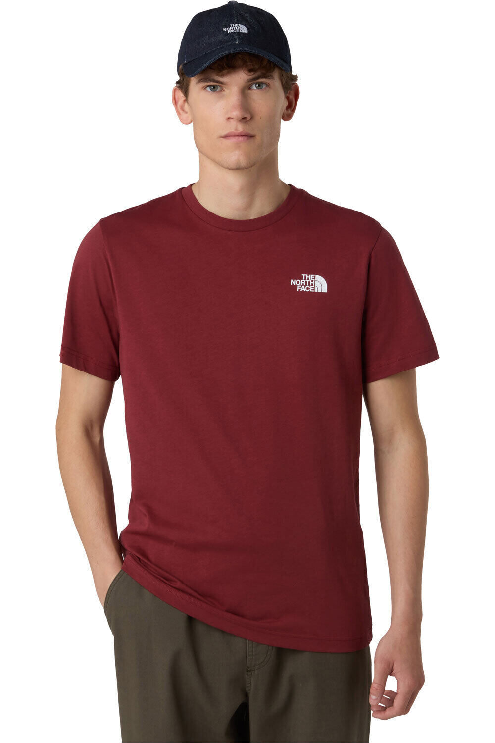 The North Face camiseta montaña manga corta hombre M SS BOX NSE TEE vista frontal