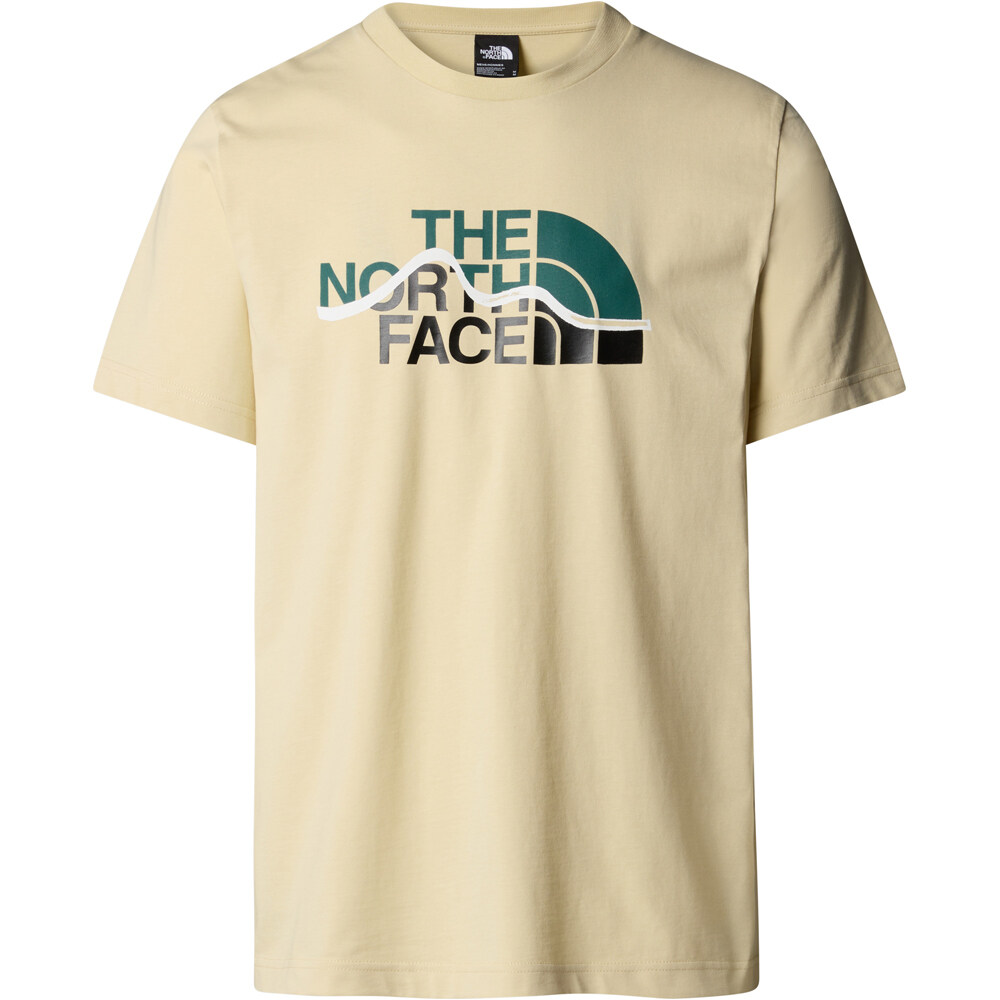 The North Face camiseta montaña manga corta hombre M S/S MOUNTAIN LINE TEE vista detalle