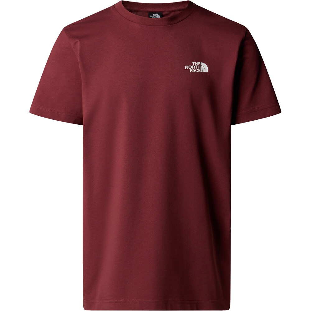 The North Face camiseta montaña manga corta hombre M S/S SIMPLE DOME TEE vista detalle