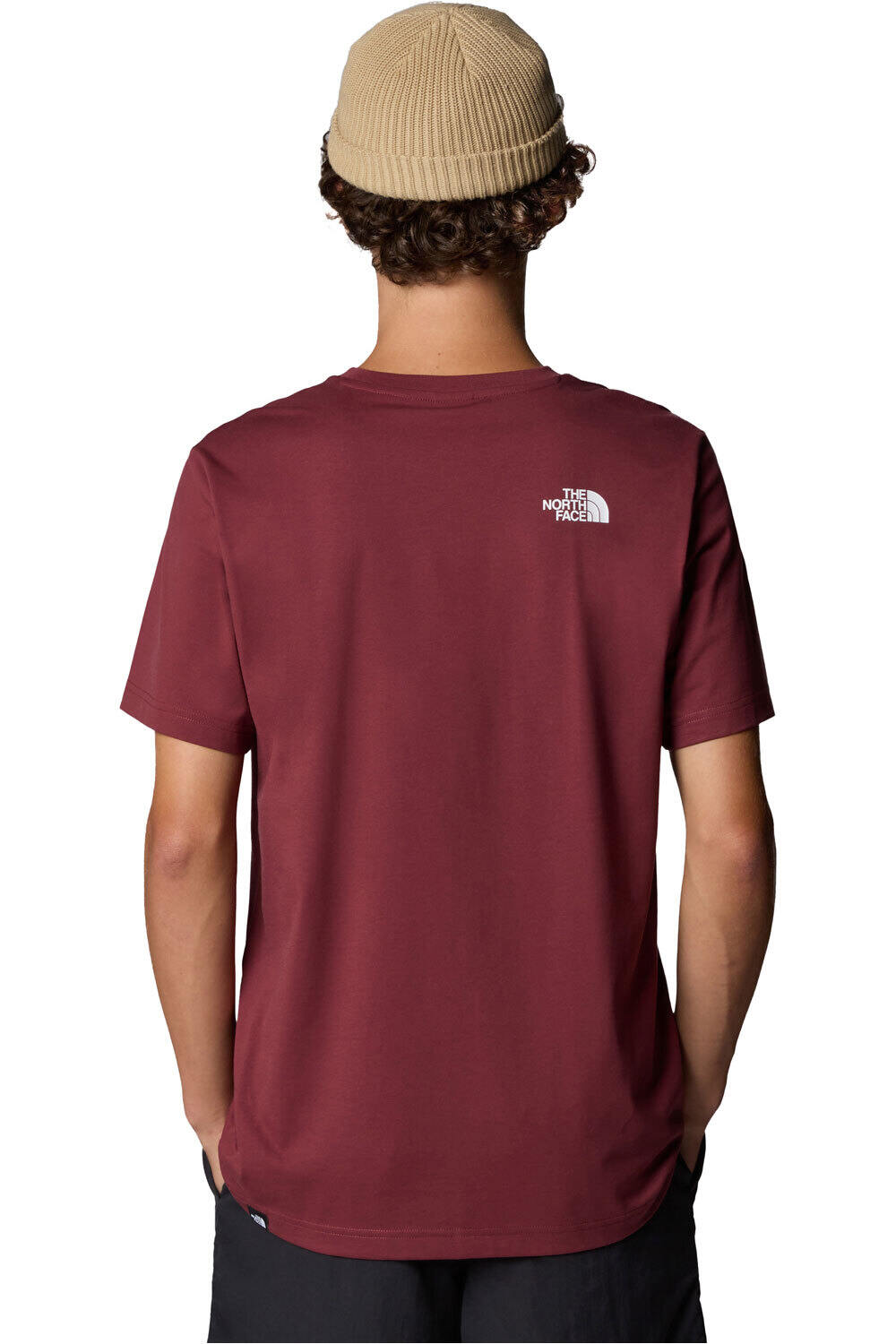 The North Face camiseta montaña manga corta hombre M S/S SIMPLE DOME TEE vista trasera